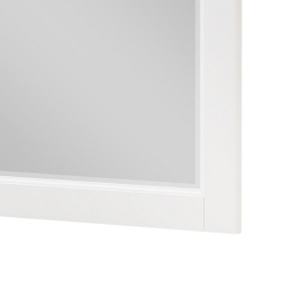 Thiem Dresser Mirror, Picture Frame Molding, White 37x41 Rectangular - BM351983