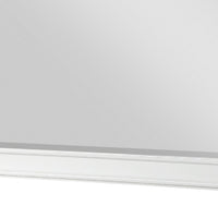 Lyni Dresser Mirror, Traditional Frame, White Wood, 37x44 Rectangular - BM351984