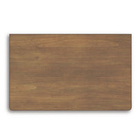 Fedz Oversized Nighstand with 3 Drawers, Bun Feet, Chestnut Brown Wood  - BM352173