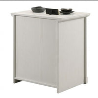 Jori Bedside Nightstand, 2 Drawers, USB Ports, 1 Open Shelf, White - BM352204