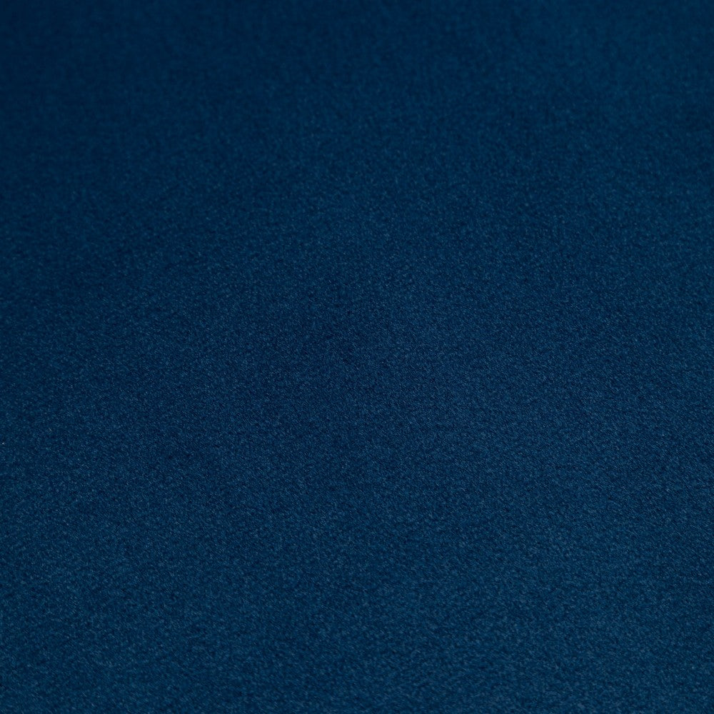Ryno Mid-Century Accent Chair, Natural Wood Frame, Dark Blue Velvet