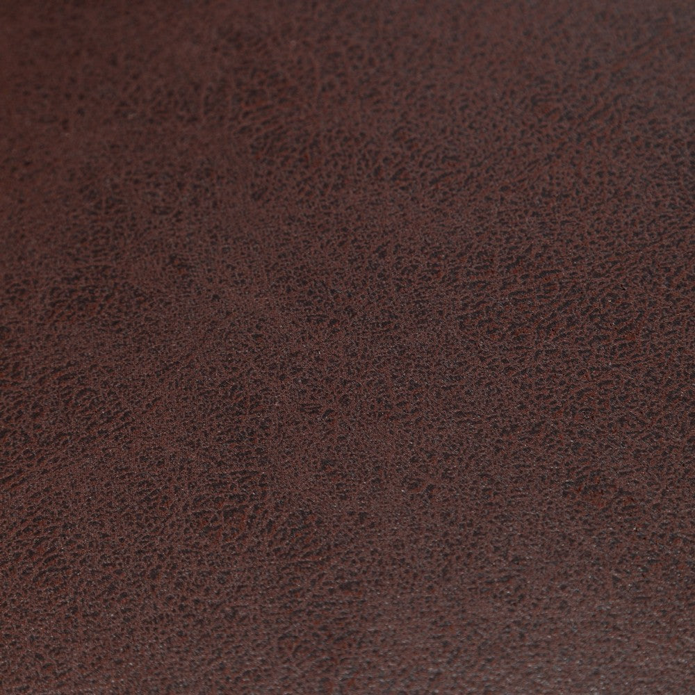 Ryno Mid-Century Accent Chair, Natural Wood Frame, Brown Microfiber