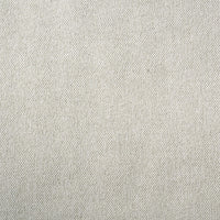 Desy Queen Panel Bed, Foam Headboard, Cream Upholstery, Modern Black
