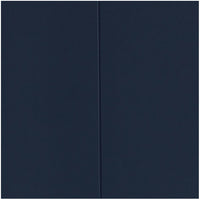Beco Outdoor Loveseat, 2 Pillows, Beige Cushions, 58 Inch Navy Blue