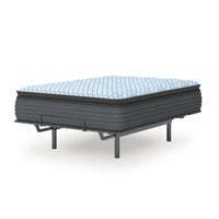 Cove Queen Pillow Top Mattress, Quilt Foam, Blue Stretch Knit Fabric 16 Inch-BM352891
