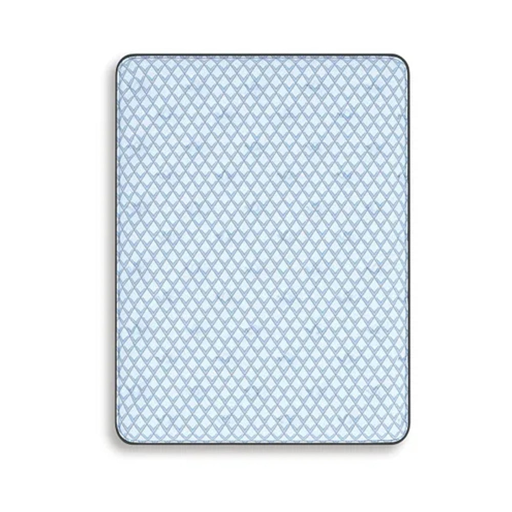 Cove Queen Pillow Top Mattress, Quilt Foam, Blue Stretch Knit Fabric 16 Inch-BM352891