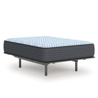 Cove King Mattress, 3-Layer Quilt Foam, Blue Stretch Knit Fabric 15 Inch-BM352893