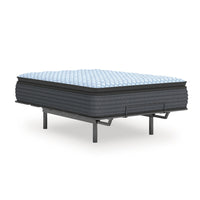 Cove King Pillow Top Mattress, Quilt Foam, Blue Stretch Knit Fabric 16 Inch-BM352894