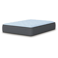 Dyni Firm Queen Mattress, 3-Layer Foam, Blue Stretch Knit Fabric 14 Inch-BM352920