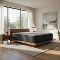 Garry Hybrid Queen Mattress with Gel Memory Foam, Gray Fabric 12 Inch-BM352922