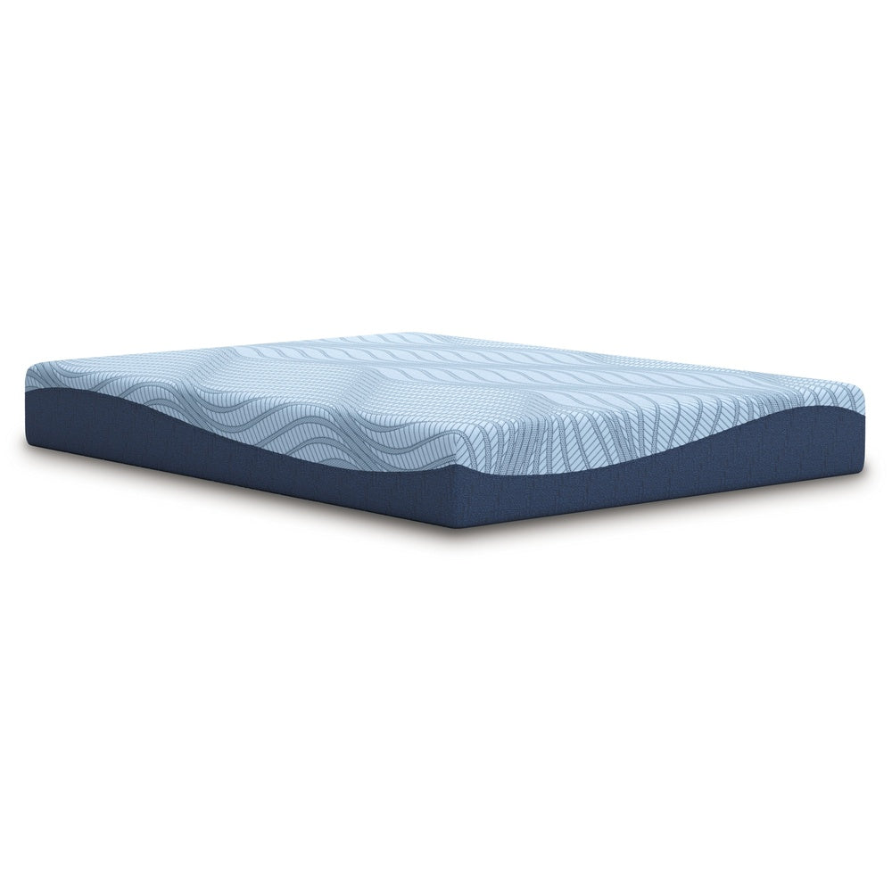 Ammy California King Mattress, Firm Support, Memory Foam, Blue 10 Inch-BM352926