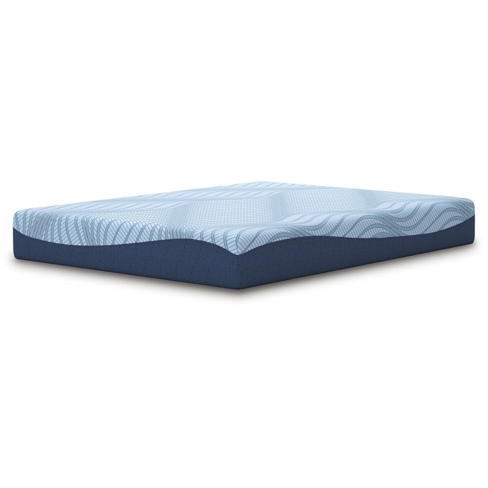 Ammy California King Mattress, Firm Support, Memory Foam, Blue 10 Inch-BM352926