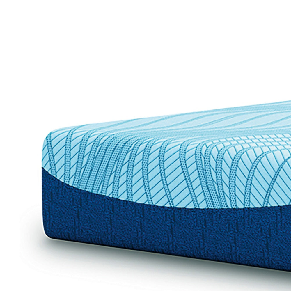 Ammy King Mattress with Firm Support, Memory Foam, Light Blue 10 Inch-BM352928