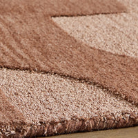 Perry Large Area Rug, Geometric Accents, Hand-Tufted Clay Polyester 8x10