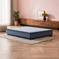 Ammy Hybrid King Mattress, Edge Design, Blue Flame Retardant Polyester 10 Inch-BM352945
