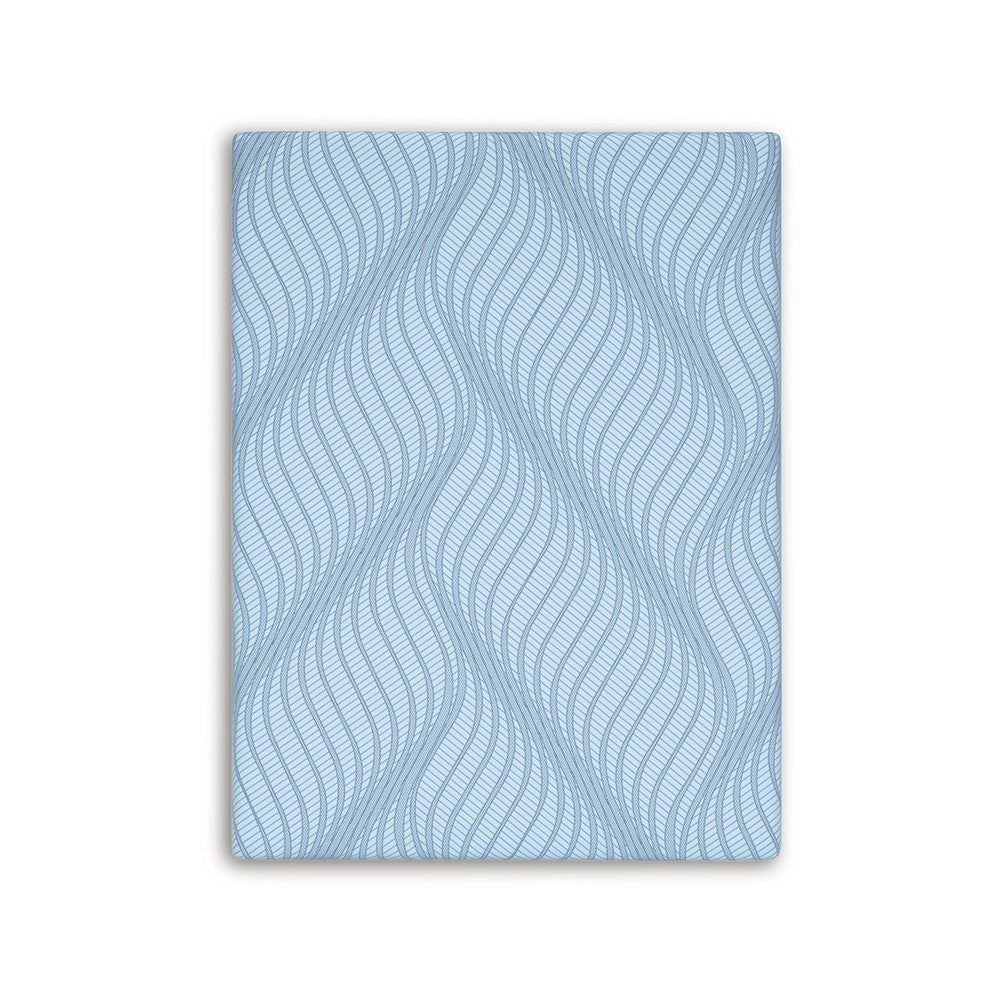 Ryna King Mattress with Memory Foam, Firm Support, Light Blue Fabric 8 Inch-BM352946