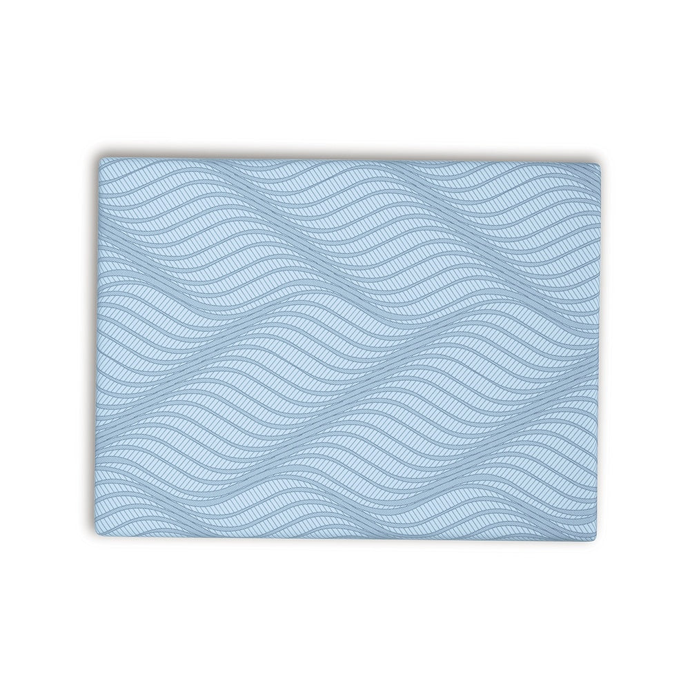 Ryna King Mattress with Memory Foam, Firm Support, Light Blue Fabric 8 Inch-BM352946