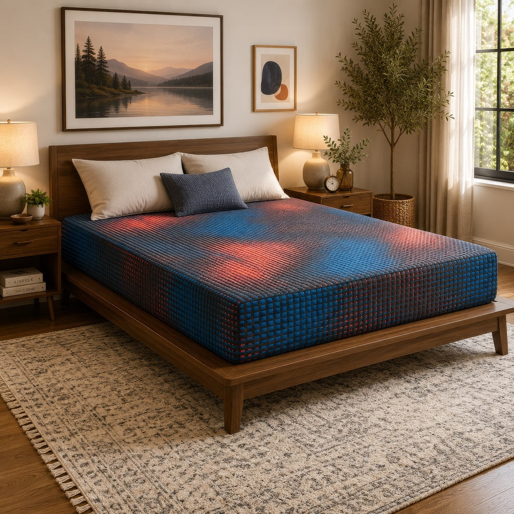 Renny Hybrid Hot-Buy Queen Mattress, Firm Support, Multicolor Fabric 13 Inch-BM352948