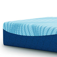 Pmy Full Mattress with Memory Foam, Firm Support, Light Blue Fabric 12 Inch-BM352973