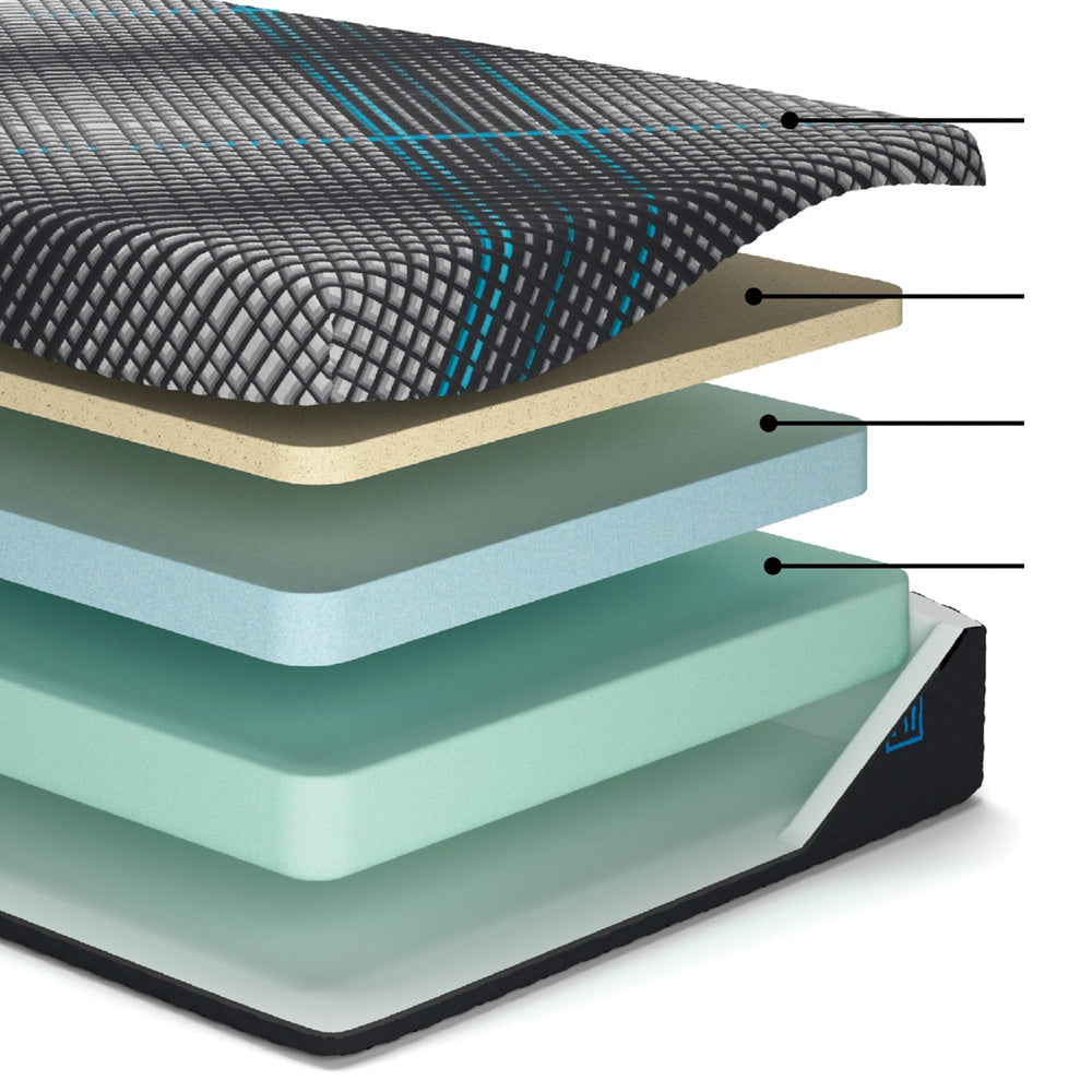 Misa King Mattress, Cooling Gel Memory Foam, Green Tea Infused, 12 Inch-BM352984