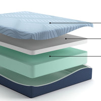Pmy King Size Mattress, Firm Memory Foam, Stretch Knit Cover, 12 Inch-BM352988