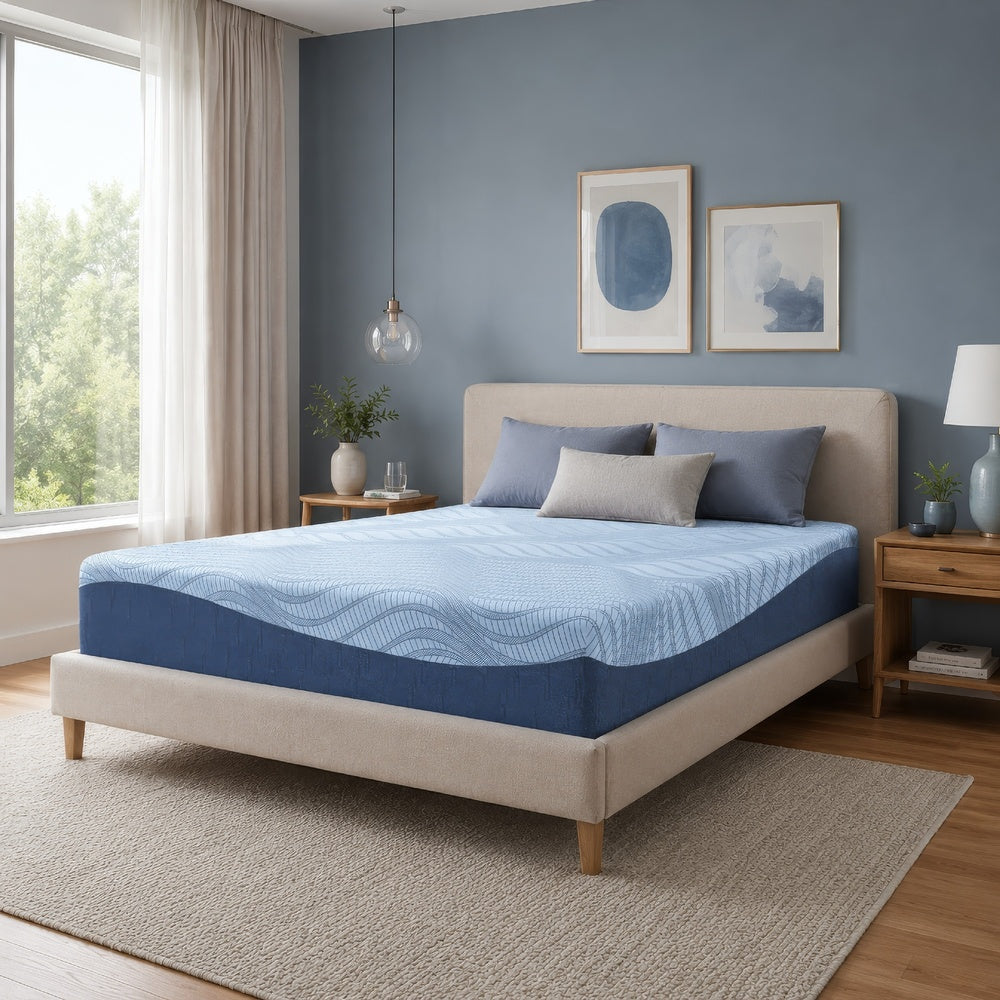 Pmy King Size Mattress, Firm Memory Foam, Stretch Knit Cover, 12 Inch-BM352988
