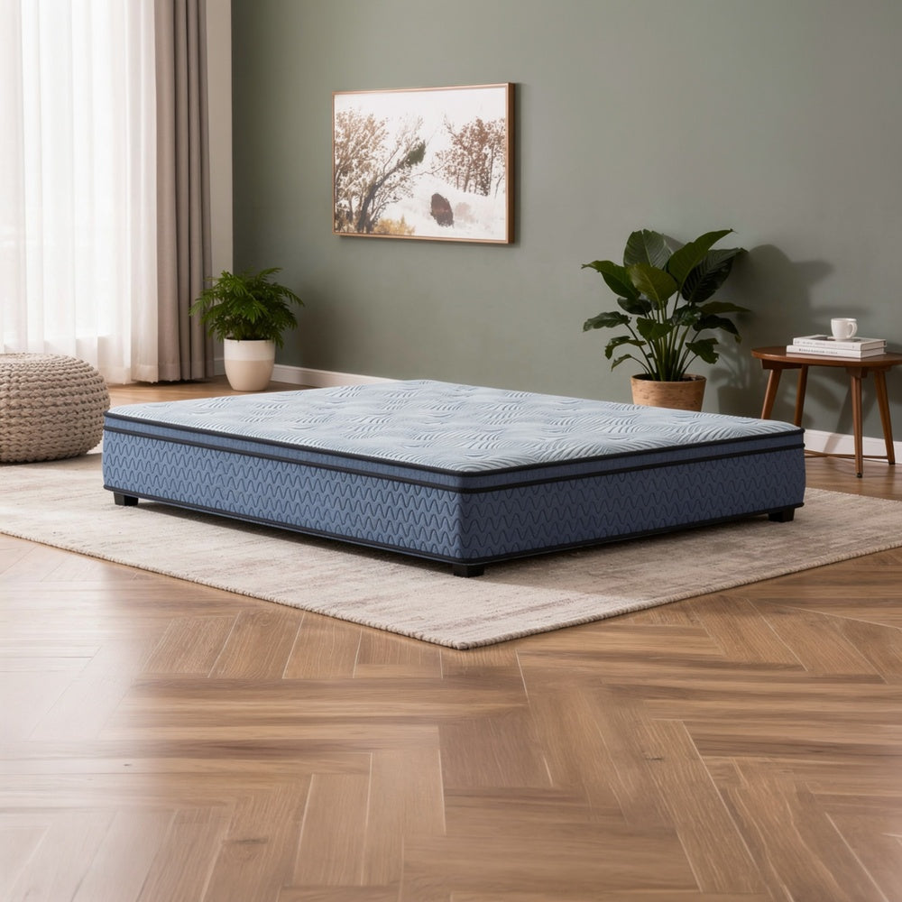 Cove Full Size Hybrid Mattress, Plush Comfort, Cooling Knit Cover, 15 Inch-BM352990