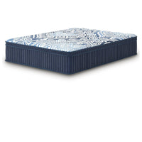 Helen Queen Size Euro Top Mattress with Cooling Gel Latex, Blue Fabric 15 Inch-BM353026