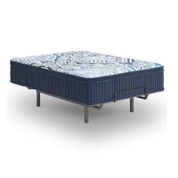 Helen Queen Size Euro Top Mattress with Cooling Gel Latex, Blue Fabric 15 Inch-BM353026