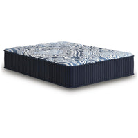 Xyno Queen Size Mattress, Memory Foam, Cooling Gel Latex, Dark Blue Fabric 15 Inch-BM353027
