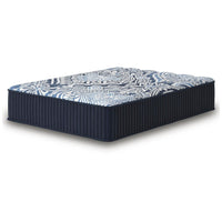 Xyno Queen Size Mattress, Memory Foam, Cooling Gel Latex, Dark Blue Fabric 15 Inch-BM353027