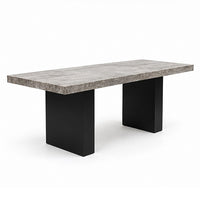 Mali Dining Bench, Cushioned Seat , Dove Gray Fabric, Dark Brown 40 Inch - BM353088