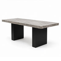 Mali Dining Bench, Cushioned Seat , Dove Gray Fabric, Dark Brown 40 Inch - BM353088
