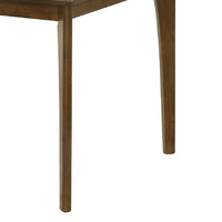 Stan Rectangular Dining Table, Flared Legs, Smoke Walnut Brown 63 Inch - BM353094