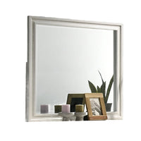 Hezi Dresser Mirror, Glam White, Multi Layer Molded Frame, 36x41-BM353145