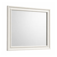 Hezi Dresser Mirror, Glam White, Multi Layer Molded Frame, 36x41-BM353145