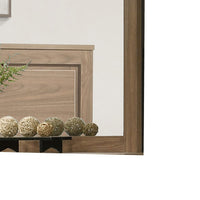 Pize Dresser Mirror,  Walnut Brown, 39x39 Landscape Frame-BM353157
