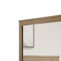 Pize Dresser Mirror,  Walnut Brown, 39x39 Landscape Frame-BM353157
