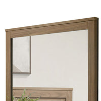 Pize Dresser Mirror,  Walnut Brown, 39x39 Landscape Frame-BM353157