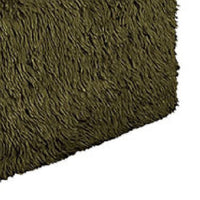 Appi Modular Armless Chair, Compressed Foam Fill Olive Green Faux Fur-BM353169