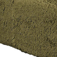 Appi Modular Armless Chair, Compressed Foam Fill Olive Green Faux Fur-BM353169