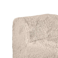 Appi Modular Armless Chair, Compressed Foam Fill Taupe Brown Faux Fur-BM353171