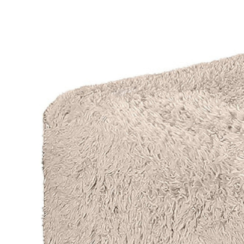 Appi Modular Square Ottoman, Compressed Foam, Taupe Brown Faux Fur 27 Inch-BM353172