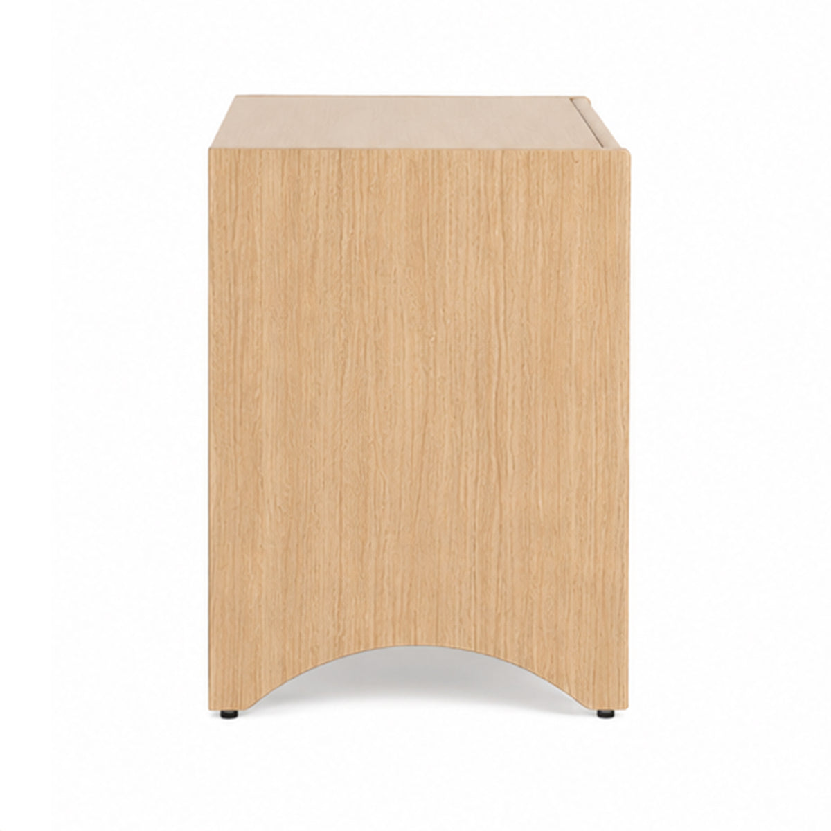 Cera Side End Table with Pet Nook, 1 Drawer, 16 Inch Natural Brown  - BM353324