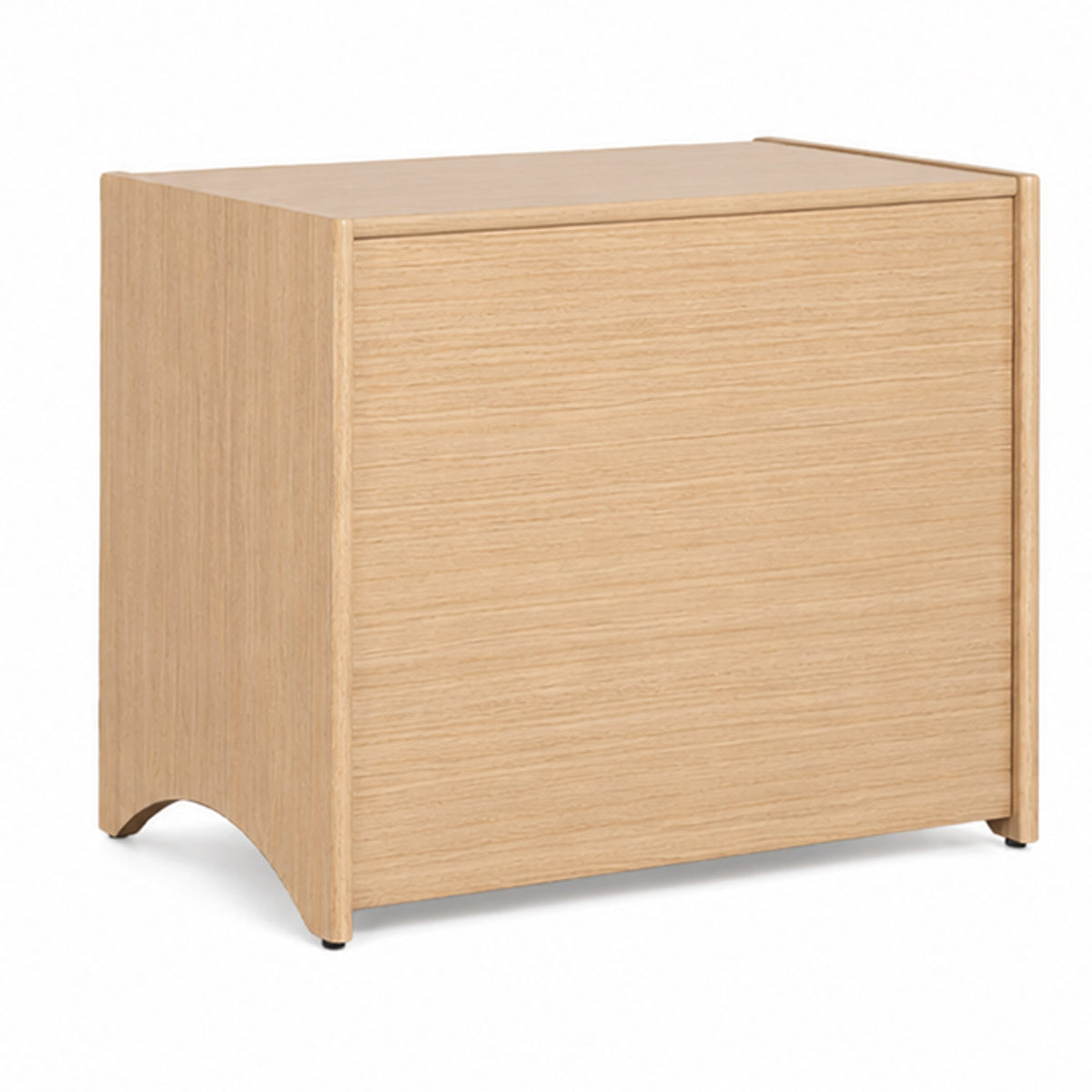 Cera Side End Table with Pet Nook, 1 Drawer, 16 Inch Natural Brown  - BM353324
