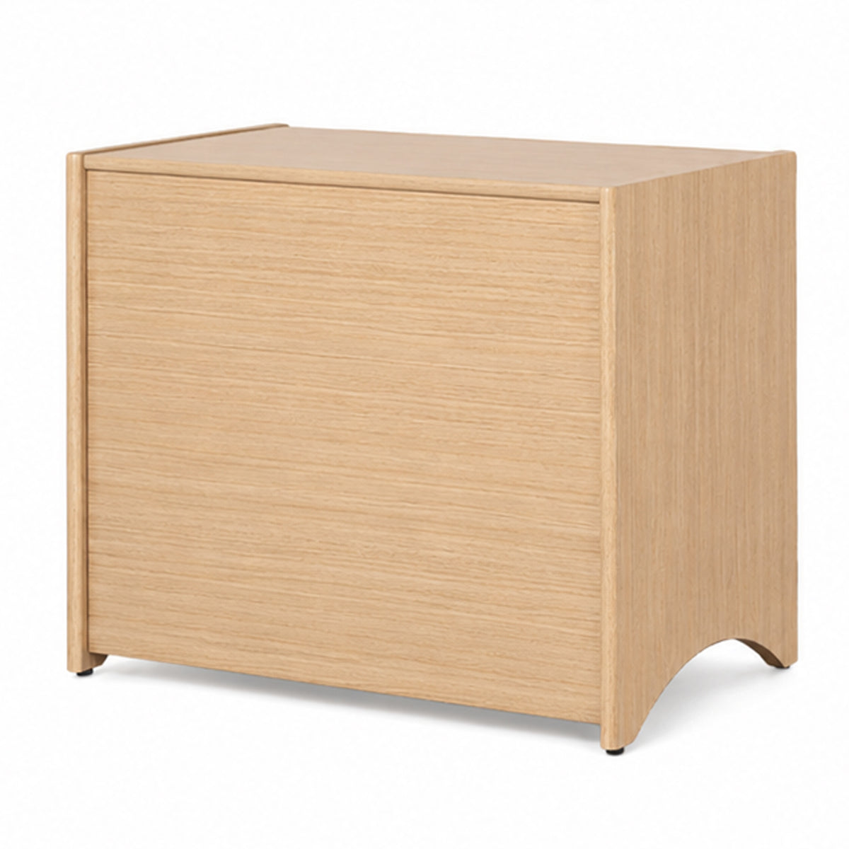 Cera Side End Table with Pet Nook, 1 Drawer, 16 Inch Natural Brown  - BM353324