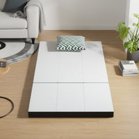 Lesa Queen Size Mattress Topper, Gel Infused Trifold Memory Foam, 4 Inch  - BM353326