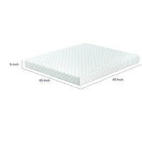 Lysa Queen Size Mattress, 8 Inch Memory Foam, White Polyester Cover  - BM353327