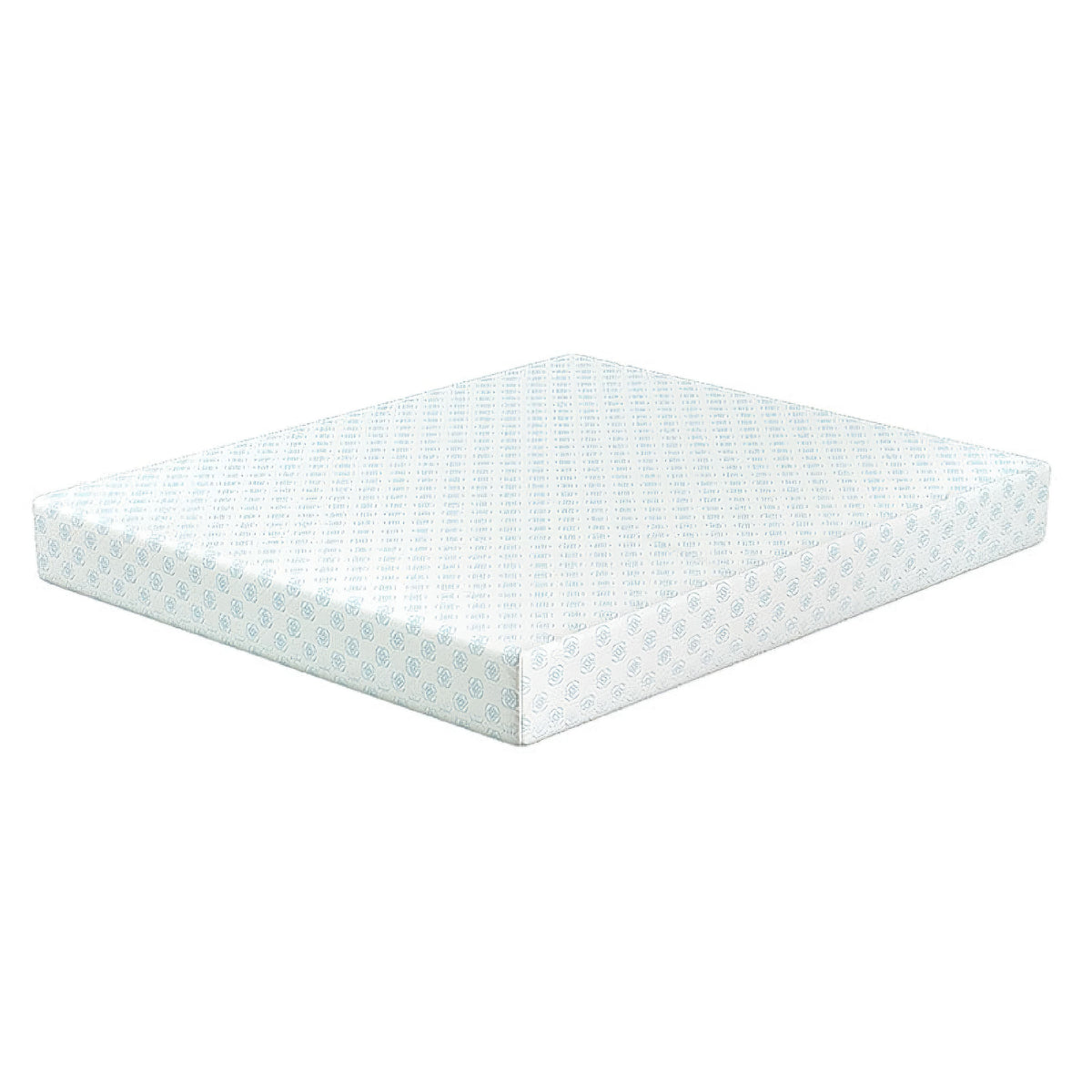 Lysa Queen Size Mattress, 10 Inch Memory Foam, White Polyester Cover  - BM353328