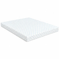 Lysa Queen Size Mattress, 10 Inch Memory Foam, White Polyester Cover  - BM353328